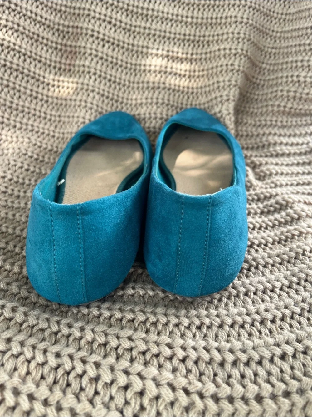 Old Navy Teal Pointed-Toe Flats